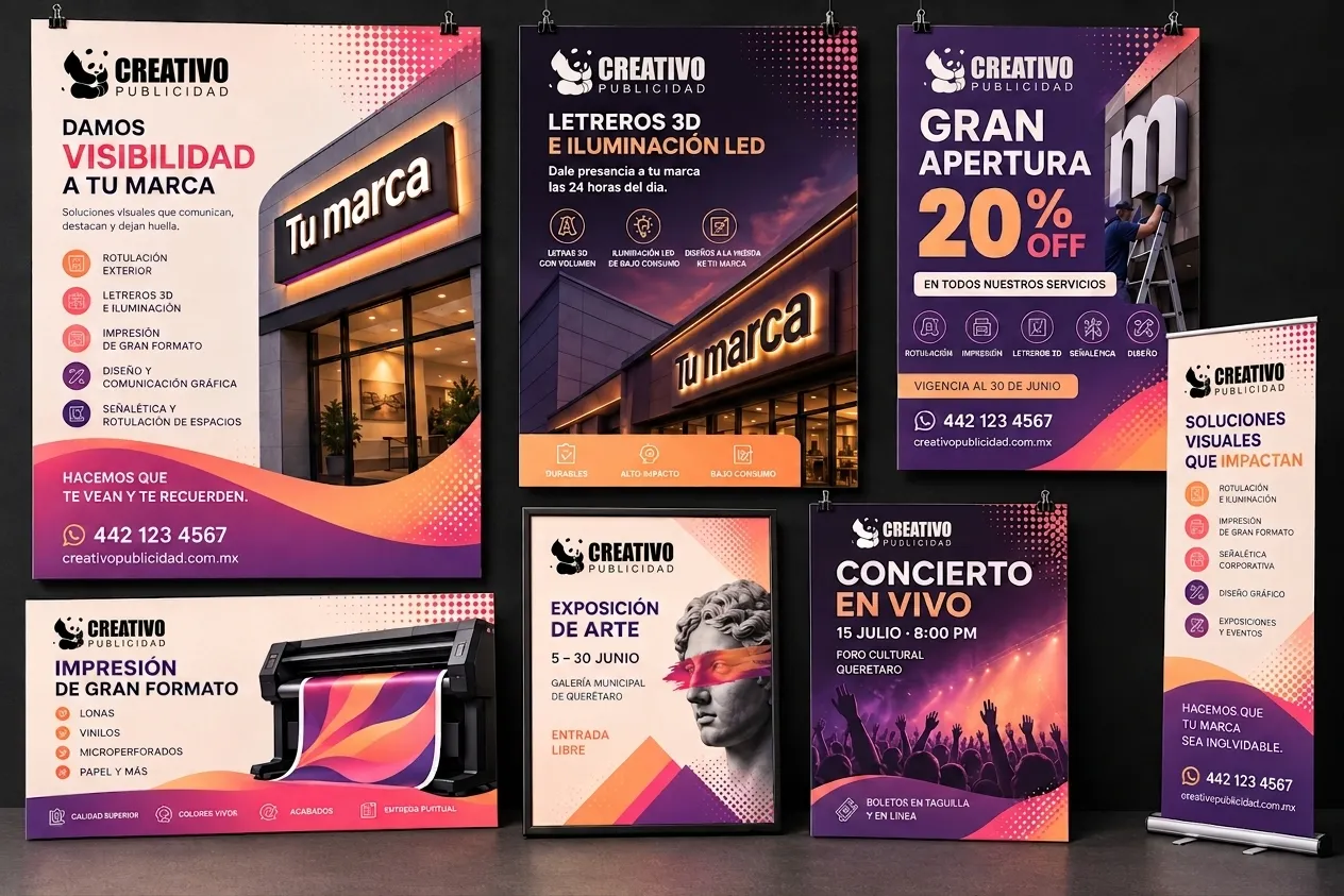 Posters y carteles impresos