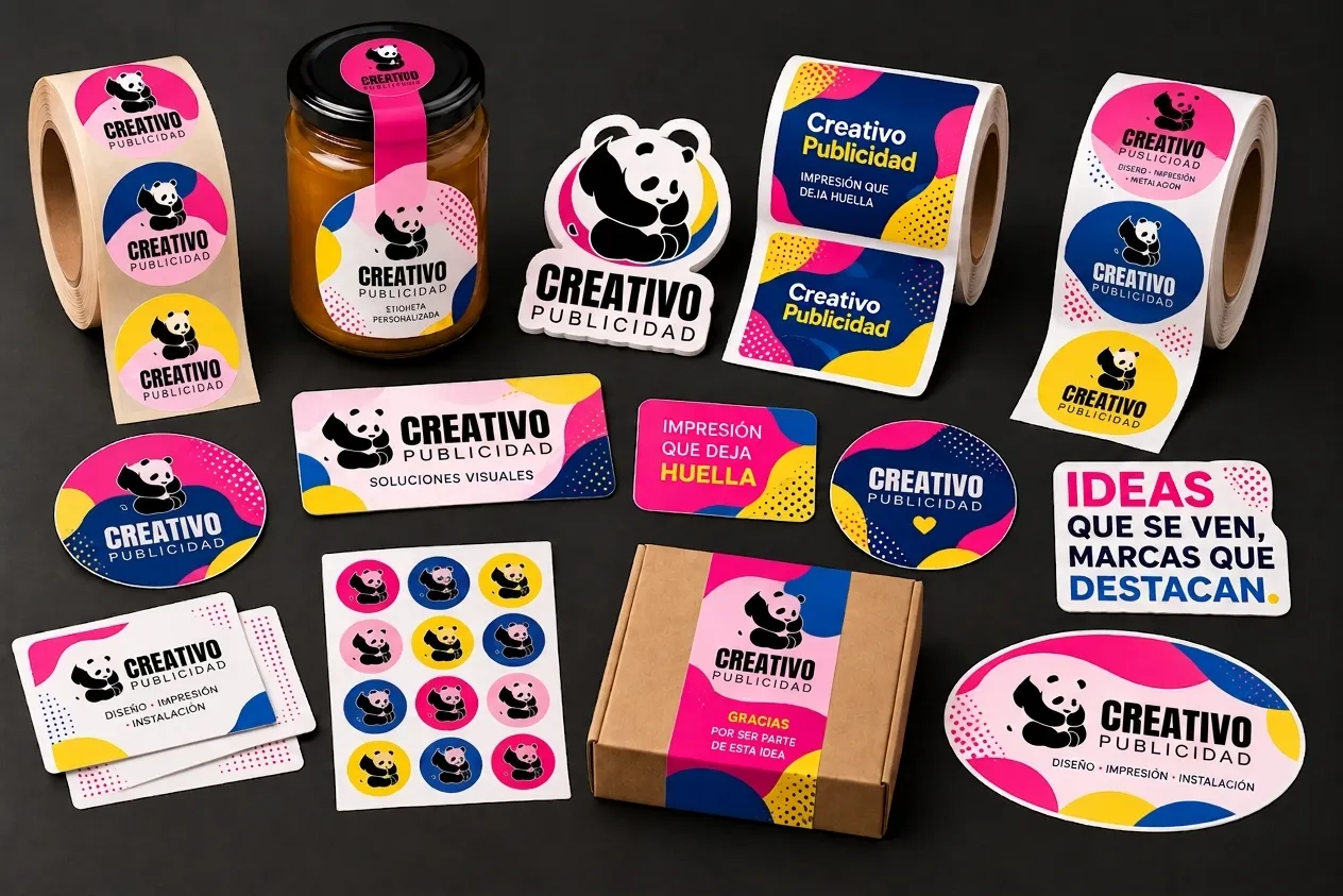 Stickers, etiquetas y calcomanías personalizadas