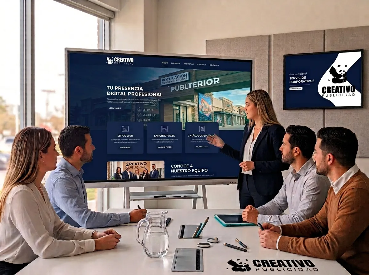 Sitio web desarrollado para una empresa