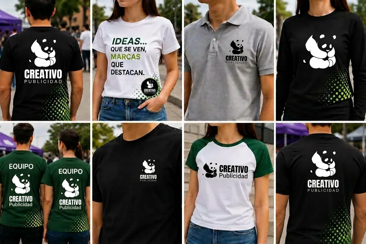 Playeras personalizadas con identidad de marca