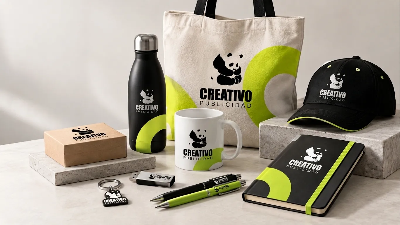 Preparación de identidad gráfica para productos promocionales